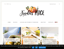Tablet Screenshot of foodiesplace.com
